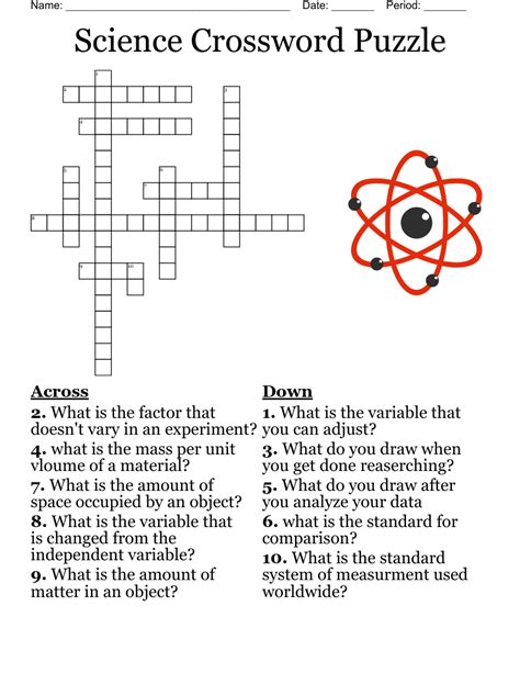 science crossword clue|science crossword puzzle answer key.